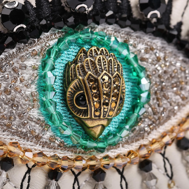 Kurt Geiger mujer cartera con cadena y ojo kensington london 2LPR56 | bolsas hueso